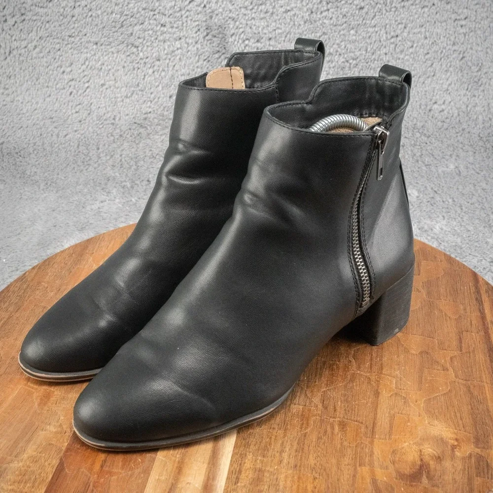 SOUL Naturalizer Women's Richy-Zip Ankle Boot Size 7 Wide MSRP$‎ 119
